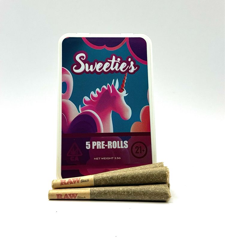 Sweeties Premium Prerolls 5-Pack (3.5g's)