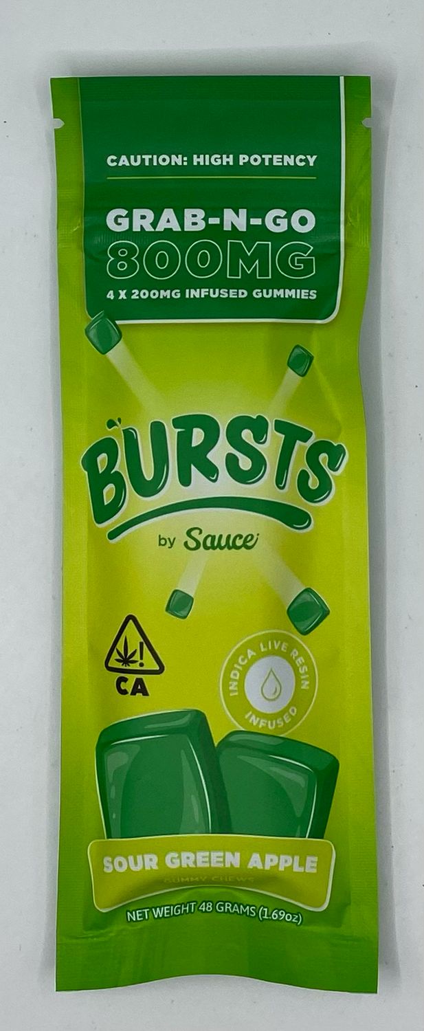 Bursts by Sauce (4PC X 200MG | 800MG)