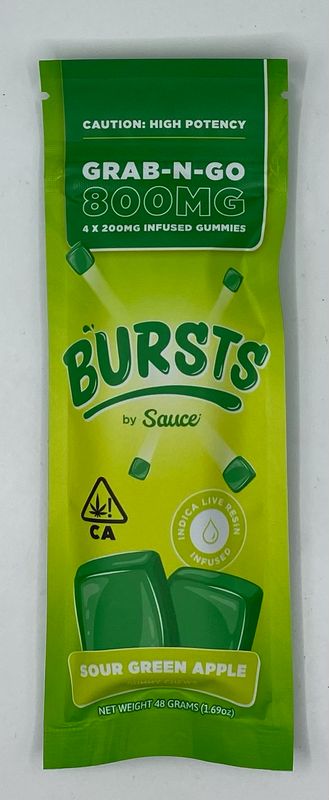 Bursts by Sauce (4PC X 200MG | 800MG)