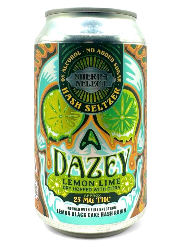 Dazey Lemon Lime Hash Seltzer (25mg)