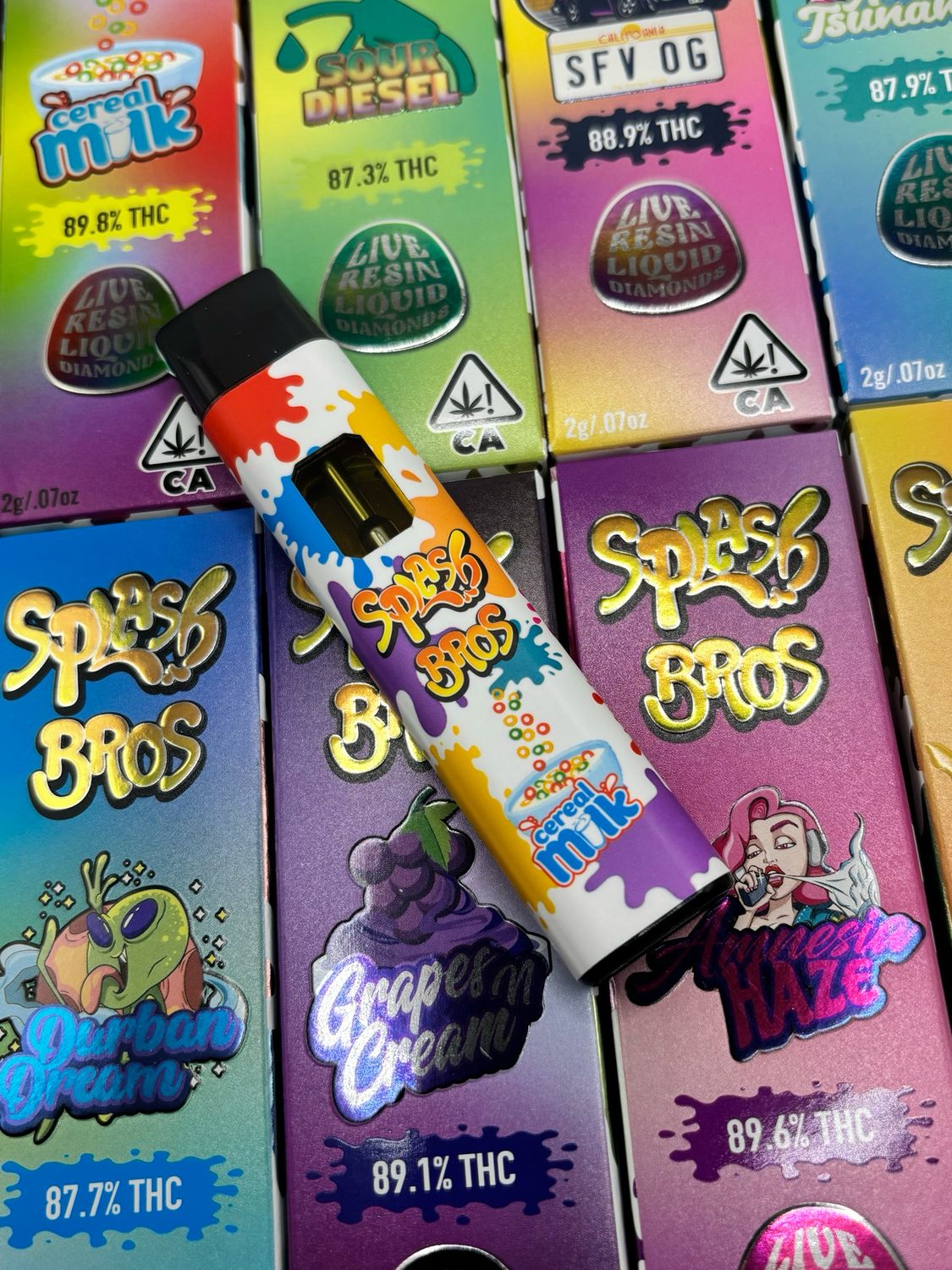 Splash Bros, Live Resin Liquid Diamonds Disposable Vape (2G)