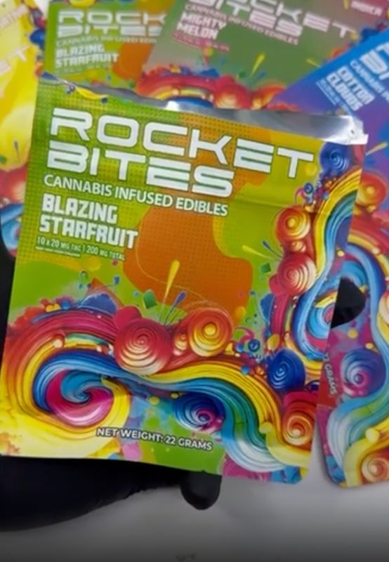 Rocket Bites 200mg Infused Edibles