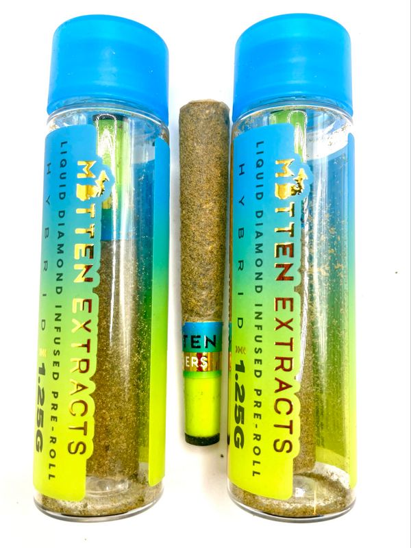 Mitten Extracts Liquid Diamond Infused Pre-Roll (1.25g)