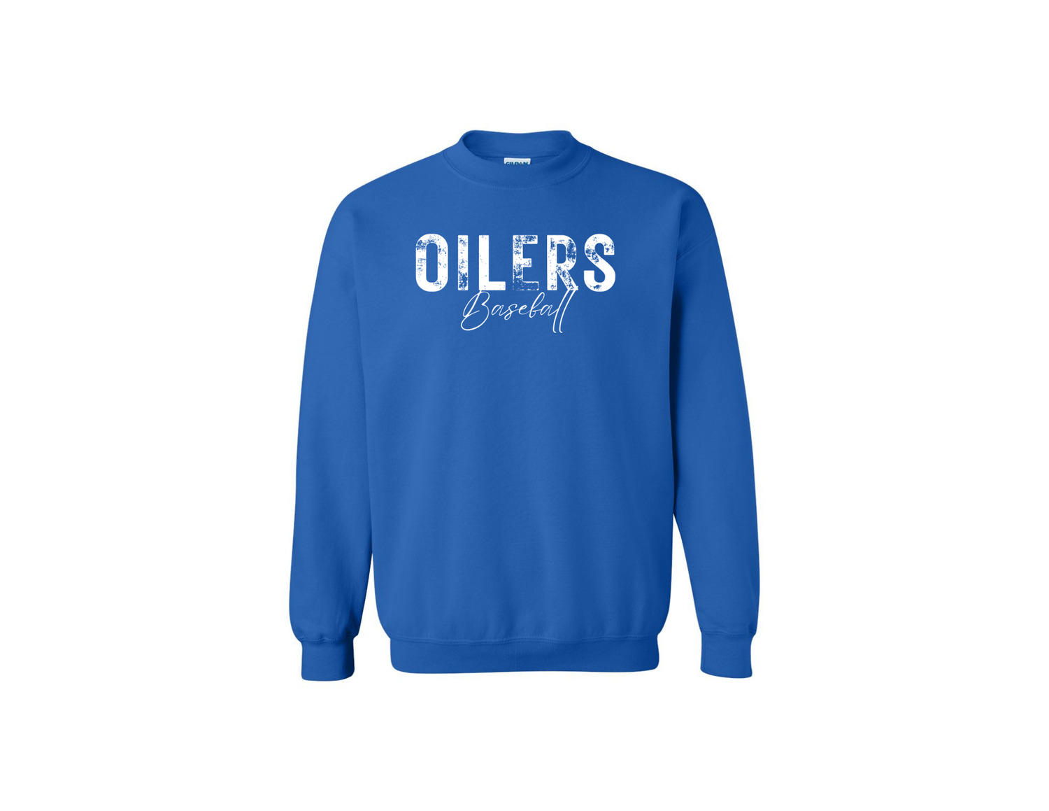 Oiler BB Crew Sweatshirt, Color: Royal