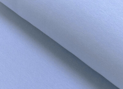 Bündchen Glatt, Ökotex Farbe Hellblau