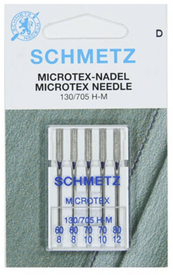 Schmetz Nähnadel Microtex, 60 - 80