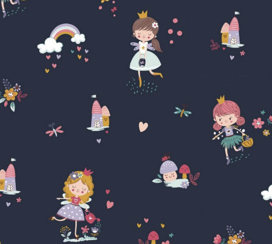 Baumwoll Webstoff  ÖKOTEX, Prinzessin