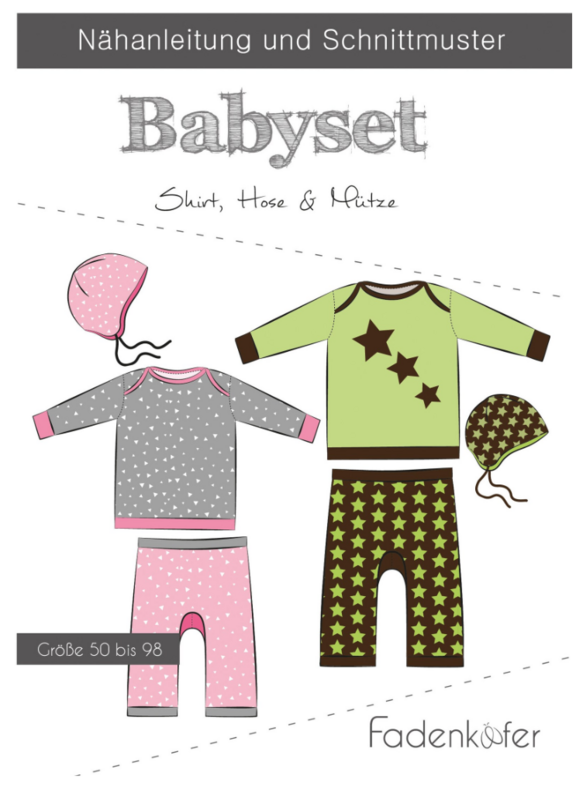 Papierschnittmuster Kinder, Babyset Papierschnittmuster Kinder, Babyset