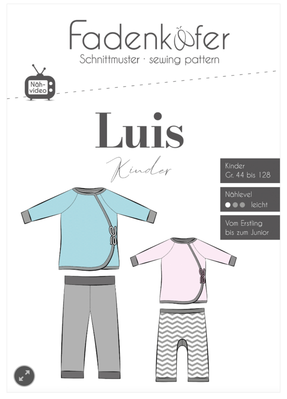 Papierschnittmuster Kinder, Luis Papierschnittmuster Kinder, Luis