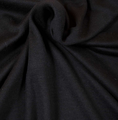 Feinstrick, Merinostrick 100% Schurwolle, Farbe Schwarz