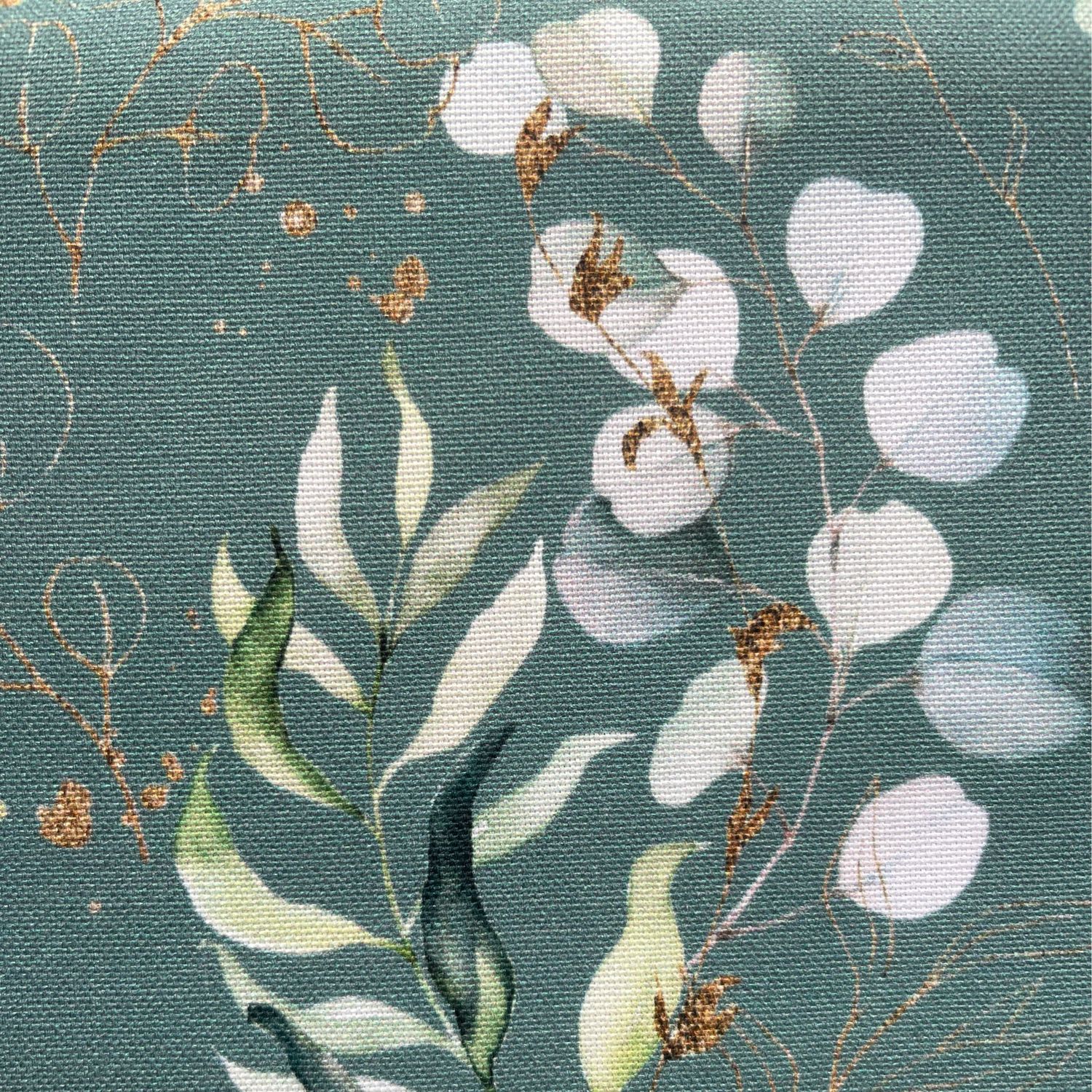 Poppy Eukalyptus Leaves Canvas