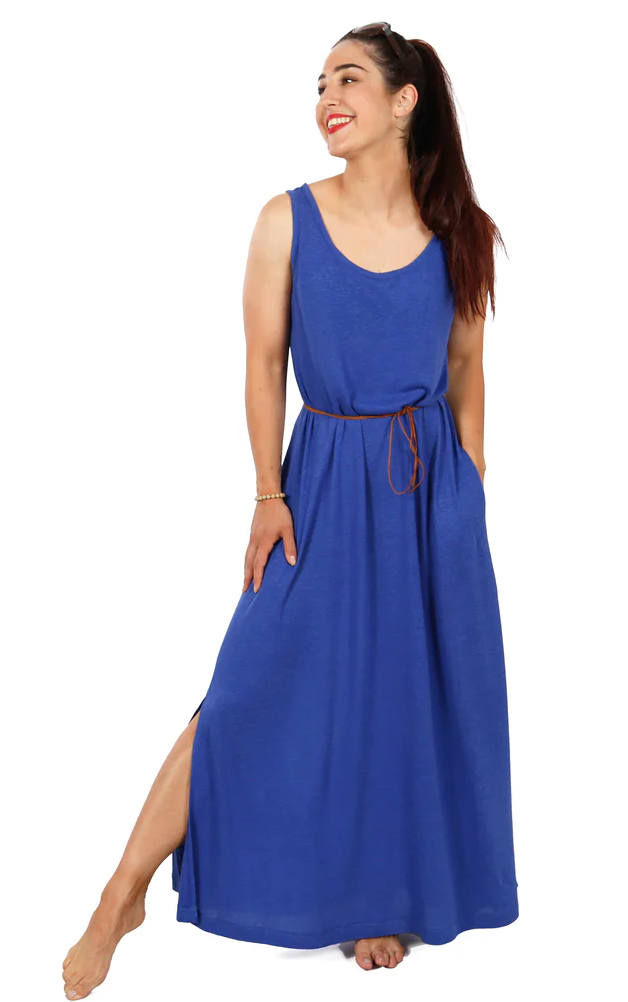 Studio  Schnittreif  Frau Hellie bequemes Trägerkleid mit Taillen Bändchen