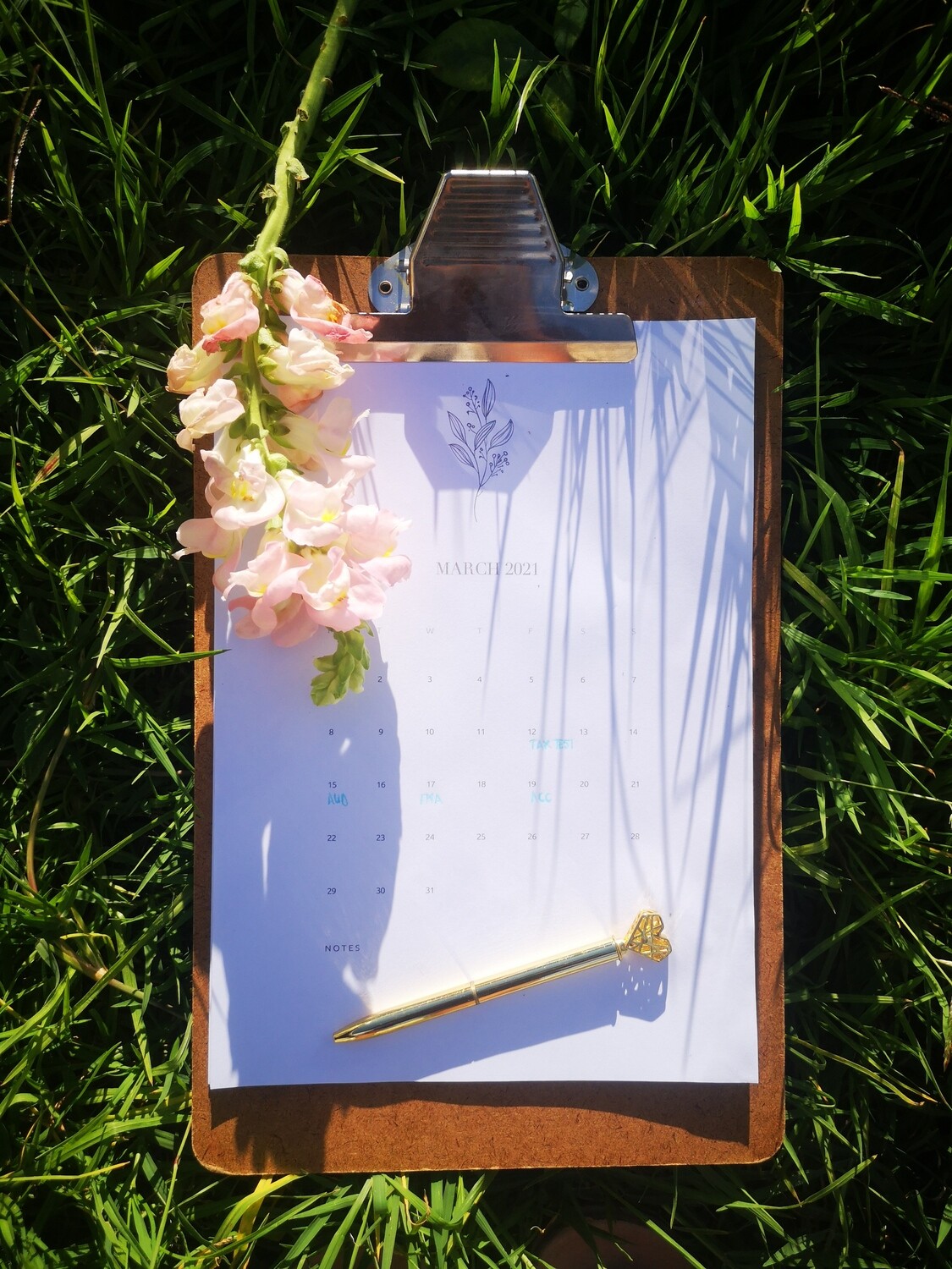Clipboard Calender Set