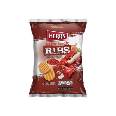 Herr’s Potato Chips Baby Back Ribs (184g) - America