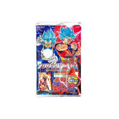 Coris Dragon Ball Metallic Sheet Gum (4g) - Japan
