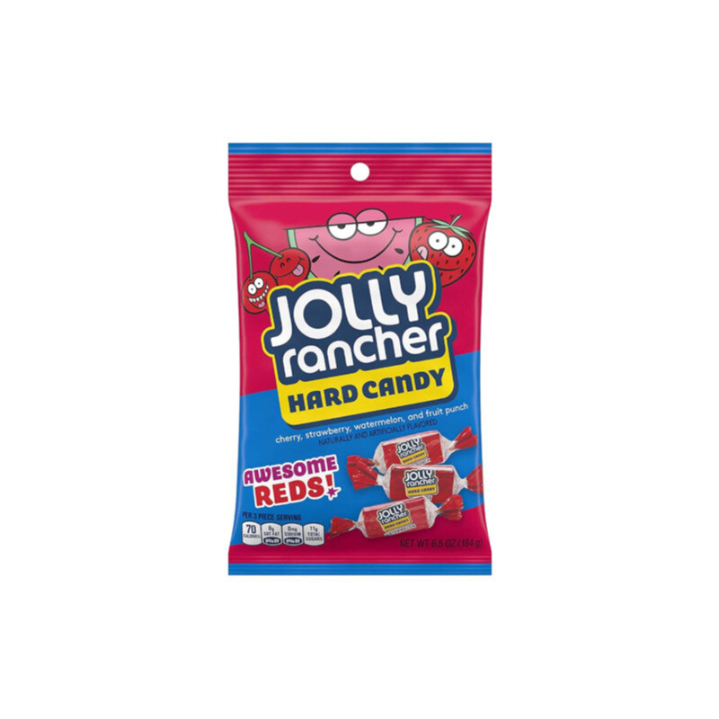 Jolly Rancher Hard Candy Peg Bag Awesome Reds (184g) America