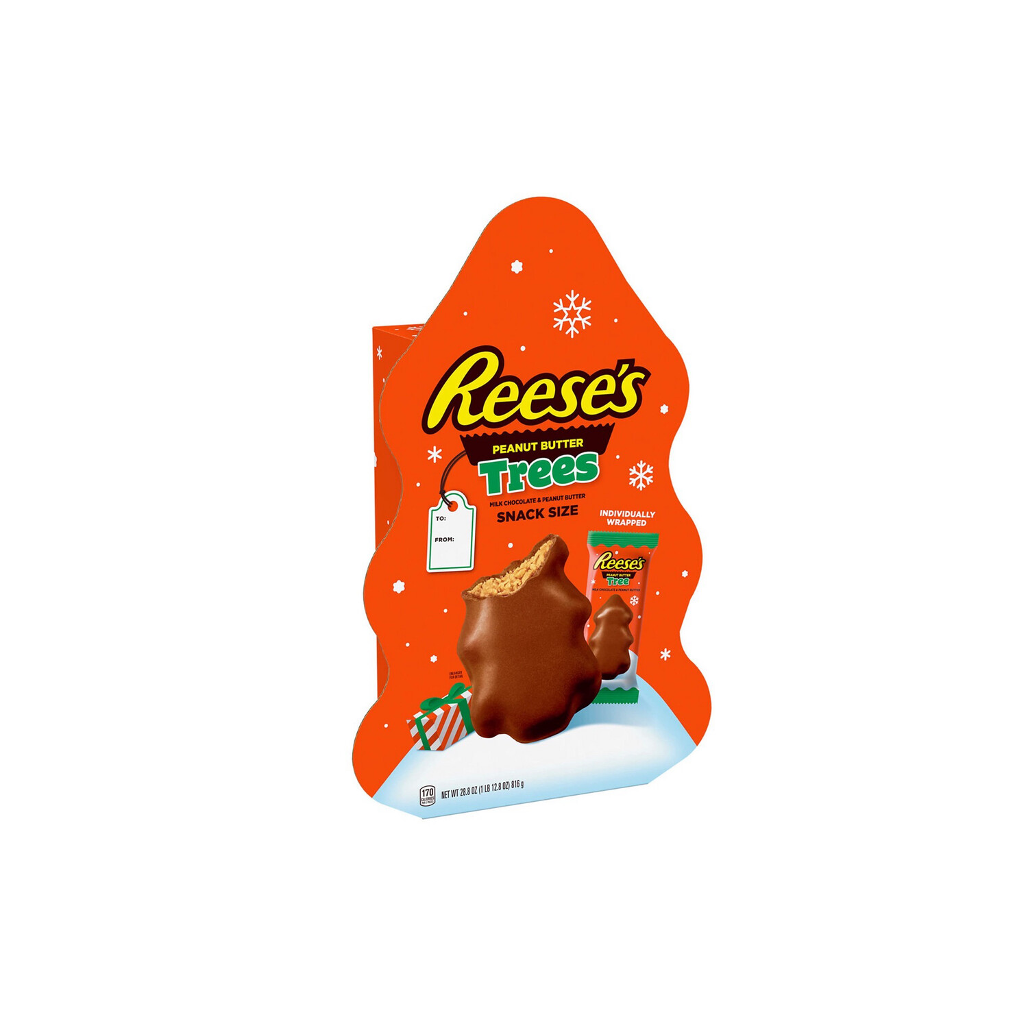 Reese’s Christmas Trees Snack Size Giant Tree Box (816g) - America