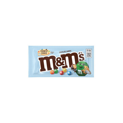 M&M’s Crunchy Cookie Chocolate Candies Pouch (38g) - America