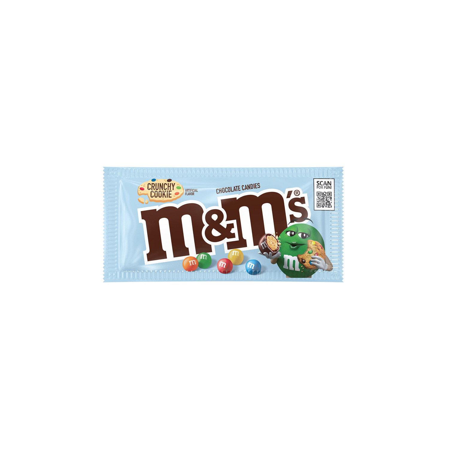 M&amp;M’s Crunchy Cookie Chocolate Candies Pouch (38g) - America