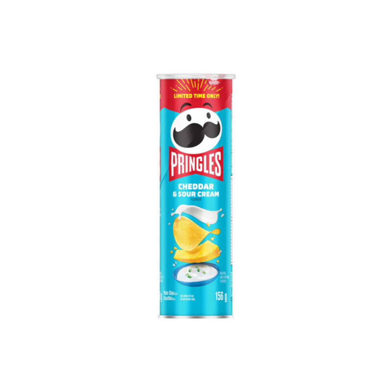 Pringles Cheddar & Sour Cream Tube (156g) Canada