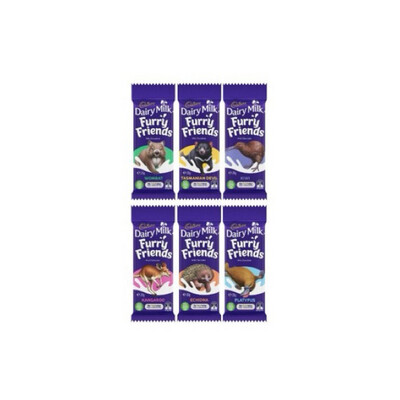 Cadbury Furry Friends Chocolate Bar (20g) - Australia