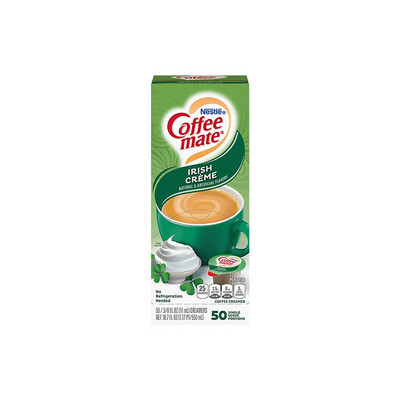 Coffee Mate Liquid Coffee Creamer Tubs Irish Crème 50-Pack (550ml) - America