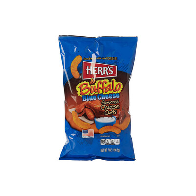 Herr’s Buffalo Blue Cheese Curls Large Bag (198g) - America