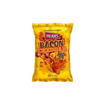 Herr's Bacon Cheddar Flavored Cheese Curls (198g) - America