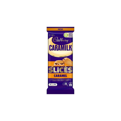 Cadbury Caramilk Slices Caramel Chocolate Bar (167g) - Australia