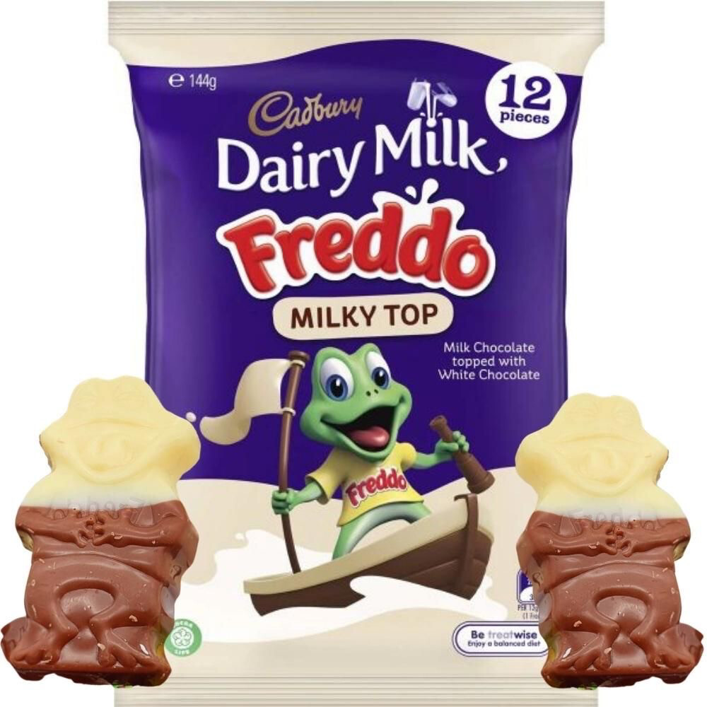 Cadbury Dairy Milk Freddo Milky Top 12 Pack 140g Australian