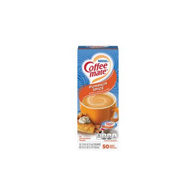 Coffee Mate Liquid Coffee Creamer Tubs Pumpkin Spice 50-Pack (550ml) - America
