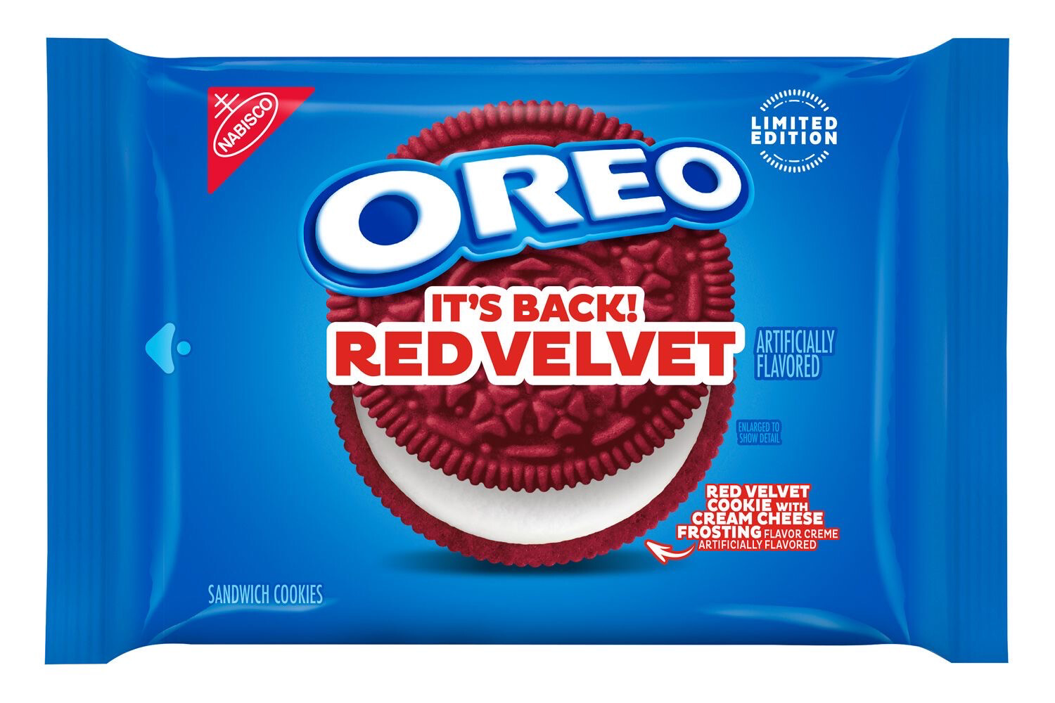 Oreo Limited Edition Red Velvet Sandwich Cookies 345g America