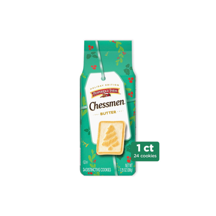 Pepperidge Farm Christmas Chessmen Butter Cookies (206g) America