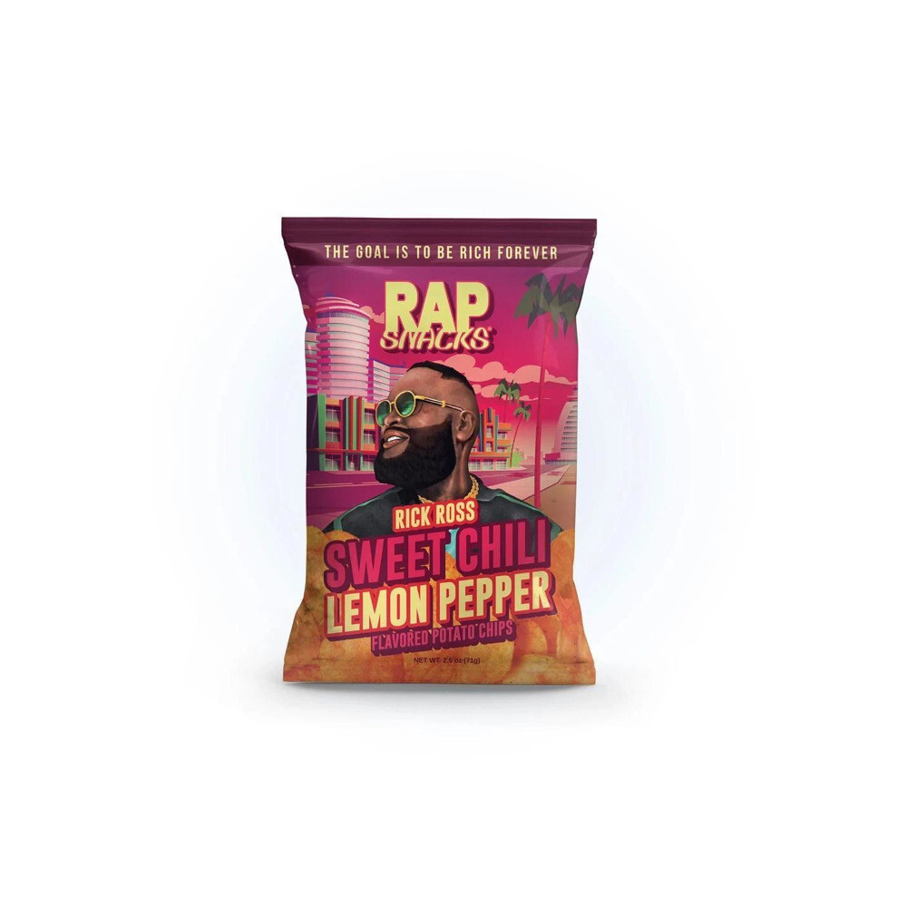 Rap Snacks Rick Ross Sweet Chili Lemon Pepper Potato Chips (71g) America
