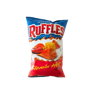 Ruffles Potato Chips Flamin’ Hot (184g) - America