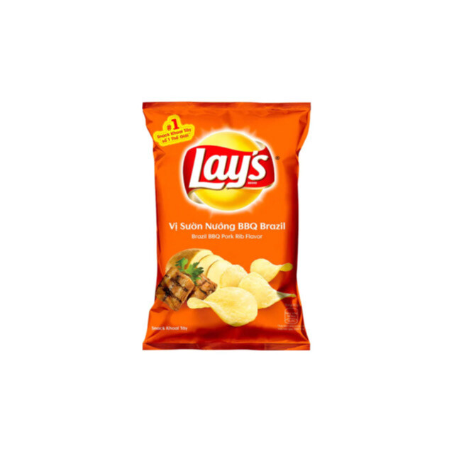 Lay’s Potato Chips Brazil BBQ Pork Rib (30g) - Vietnam