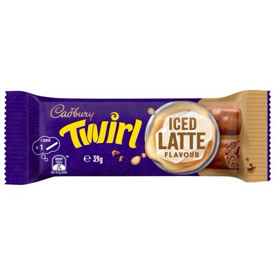 Cadbury Twirl Iced Latte Flavour 39g - Australia