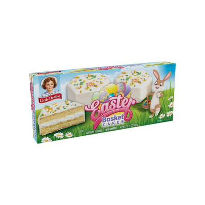 Little Debbie Easter Basket Cakes White Chocolate 10-Pack (340g) - America ‼️ BEST BEFORE: 23RD MARCH 2024 ‼️