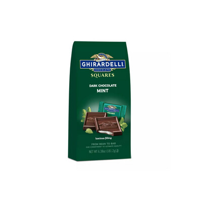 Ghirardelli Chocolate Squares Dark Chocolate Mint Bag (181g) - America