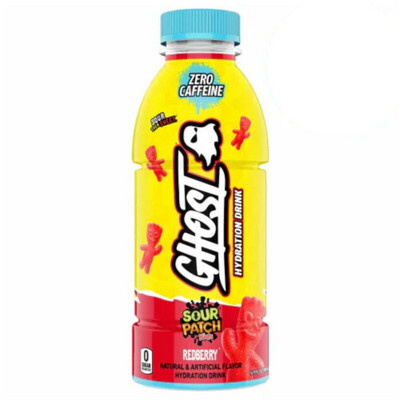 NEW Ghost Sour Patch Kids Red berry Hydration Drink 500ml - America