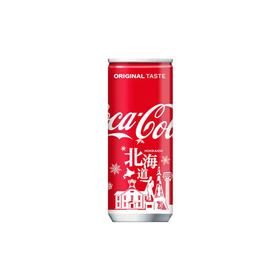 Coca Cola Original Taste Hokkaido Design Slim Can (250ml) - Japan