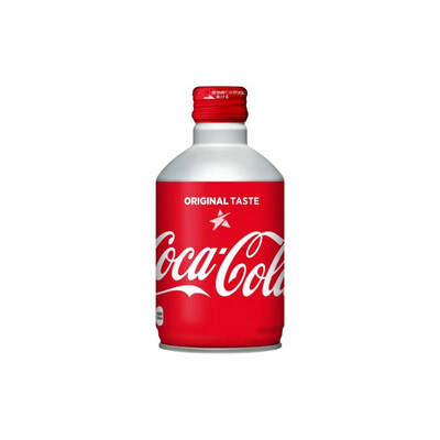 Coca Cola Original Taste Aluminium Bottle (300ml) - Japan