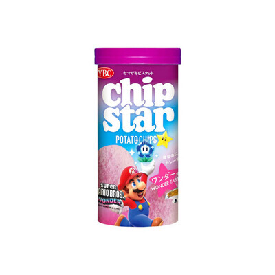 YBC Chip Star Super Mario Wonder Taste Potato Chips (45g) - Japan