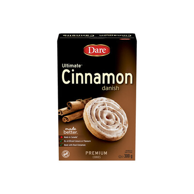 Dare Ultimate Cinnamon Danish Premium Cookies (300g) - Canada