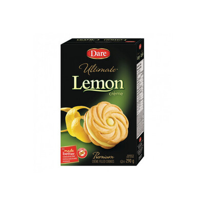 Dare Ultimate Lemon Crème Premium Crème Filled Cookies (290g) - Canada