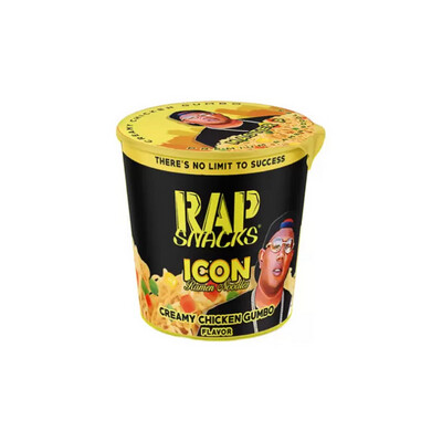 Rap Snacks Icon Ramen Noodles Master P Creamy Chicken Gumbo Cup (64g) - America