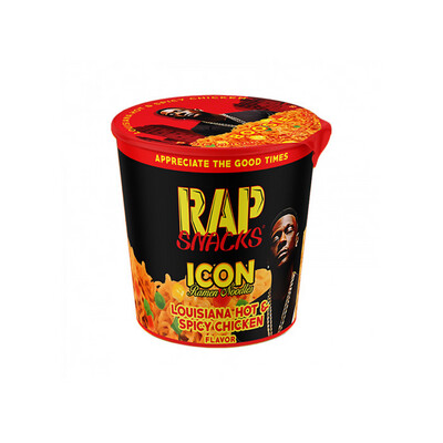 Rap Snacks Icon Ramen Noodles Boosie Louisiana Hot and Spicy Chicken Cup (64g) - America