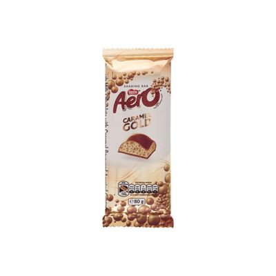 Aero Caramel Gold Chocolate Bar (80g) - South Africa
