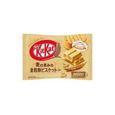 Kit Kat Mini Whole Wheat Chocolate Bars 10-Pack (135g) - Japan