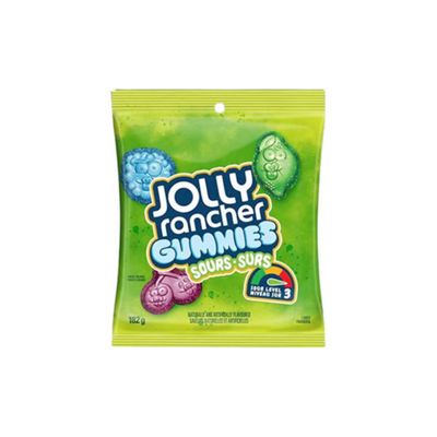 Jolly Rancher Gummies Sours Peg Bag (182g) - Canada